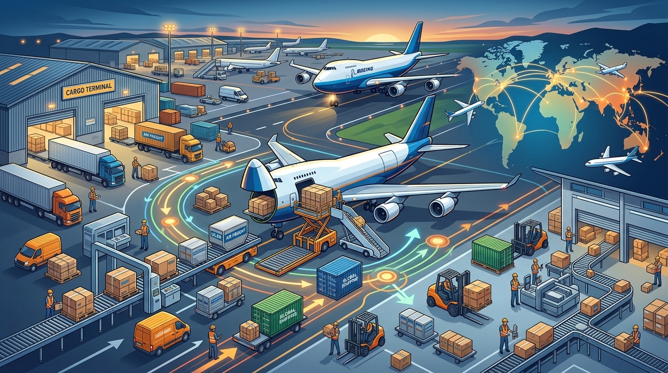 What is Air Freight: Works step and Solutions