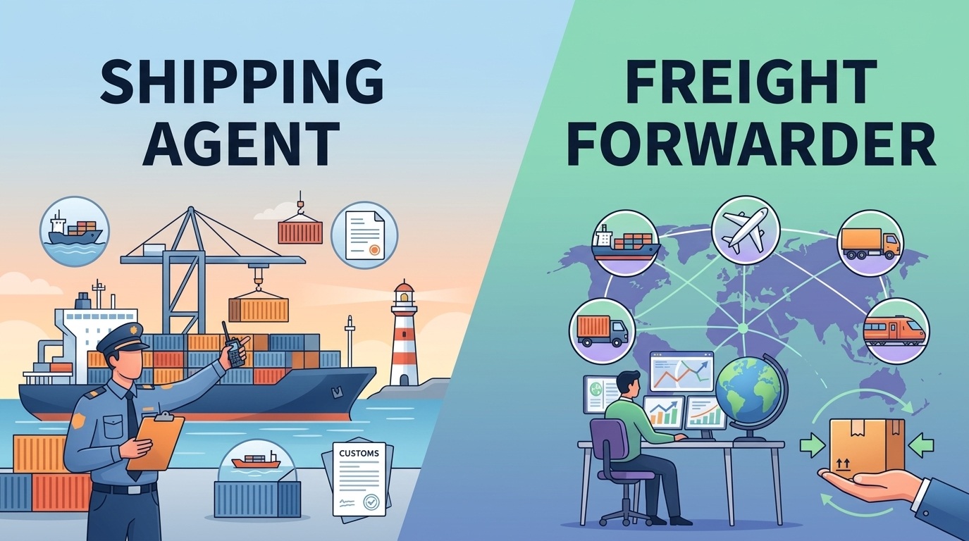 Shipping Agent vs. Freight Forwarder: What’s the Difference?